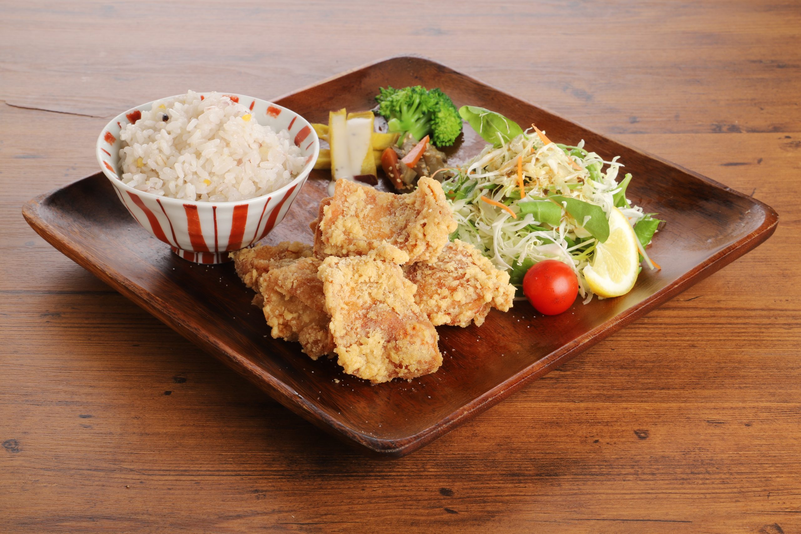 塩唐揚げランチ